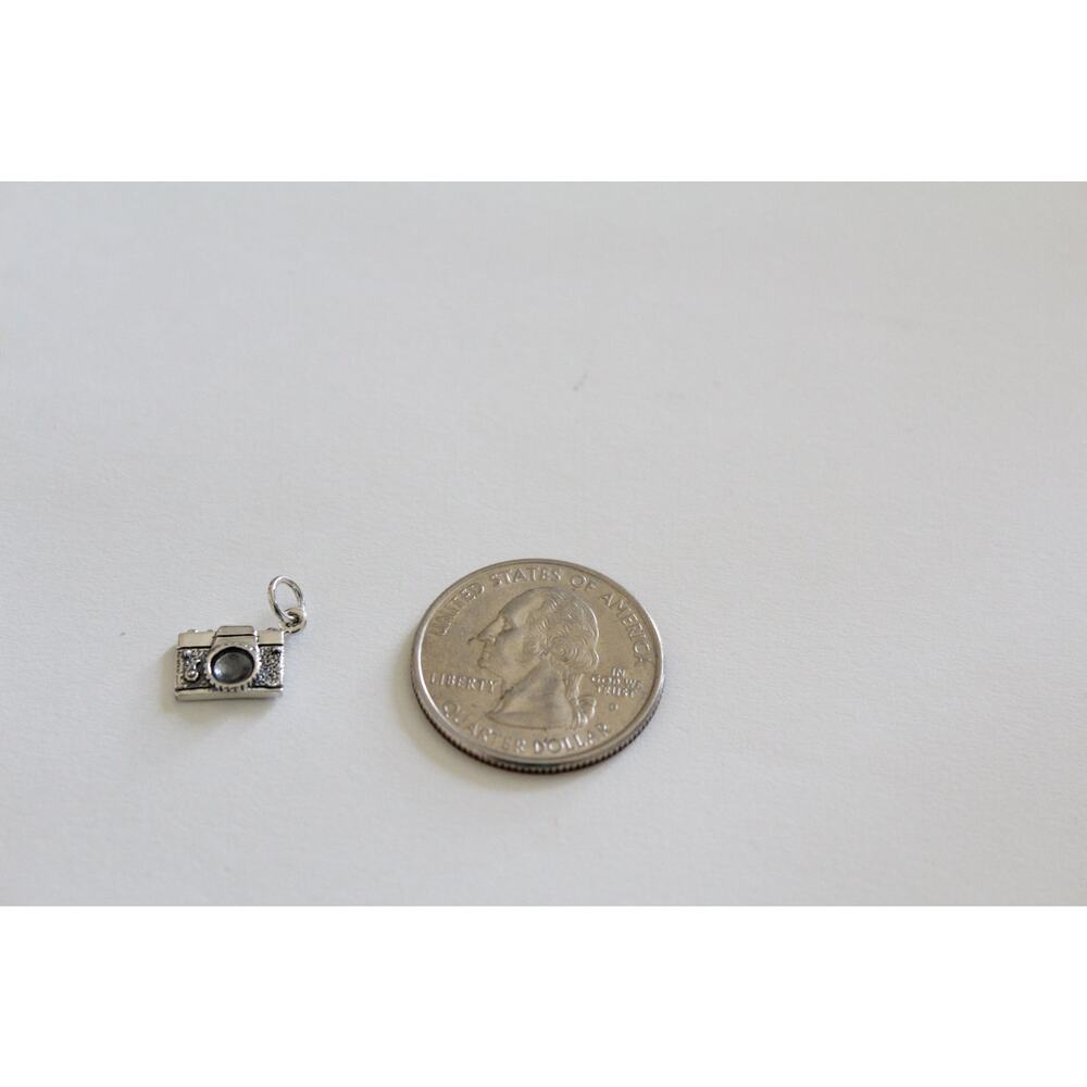 Sterling Silver Camera Charm, Silver Camera Charm… - image 3